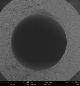 Fibre a membrana per microfiltrazione di bevande di separazione PVDF